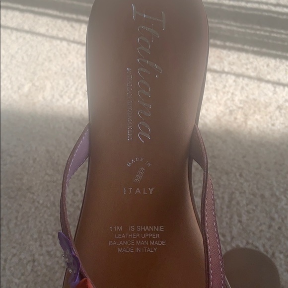 Italiana sandals with small heel and flowers - Picture 4 of 5